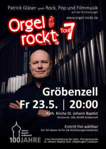 Orgel rockt Tour 7 am 23.5.2025 in Gröbenzell