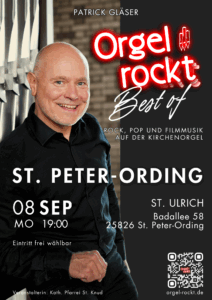 Best of orgel rockt am 08.09.25 um 19:00 in St. Ulrich St. Peter-Ording